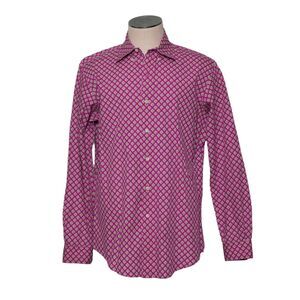 Ralph Lauren Custom Fit Sz L Adobe ? Print Long Sleeve Shirt Men's Multicolored